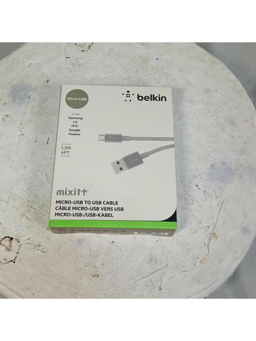 Belkin Mixit Micro-USB to USB Charging Cable 4FT Gray